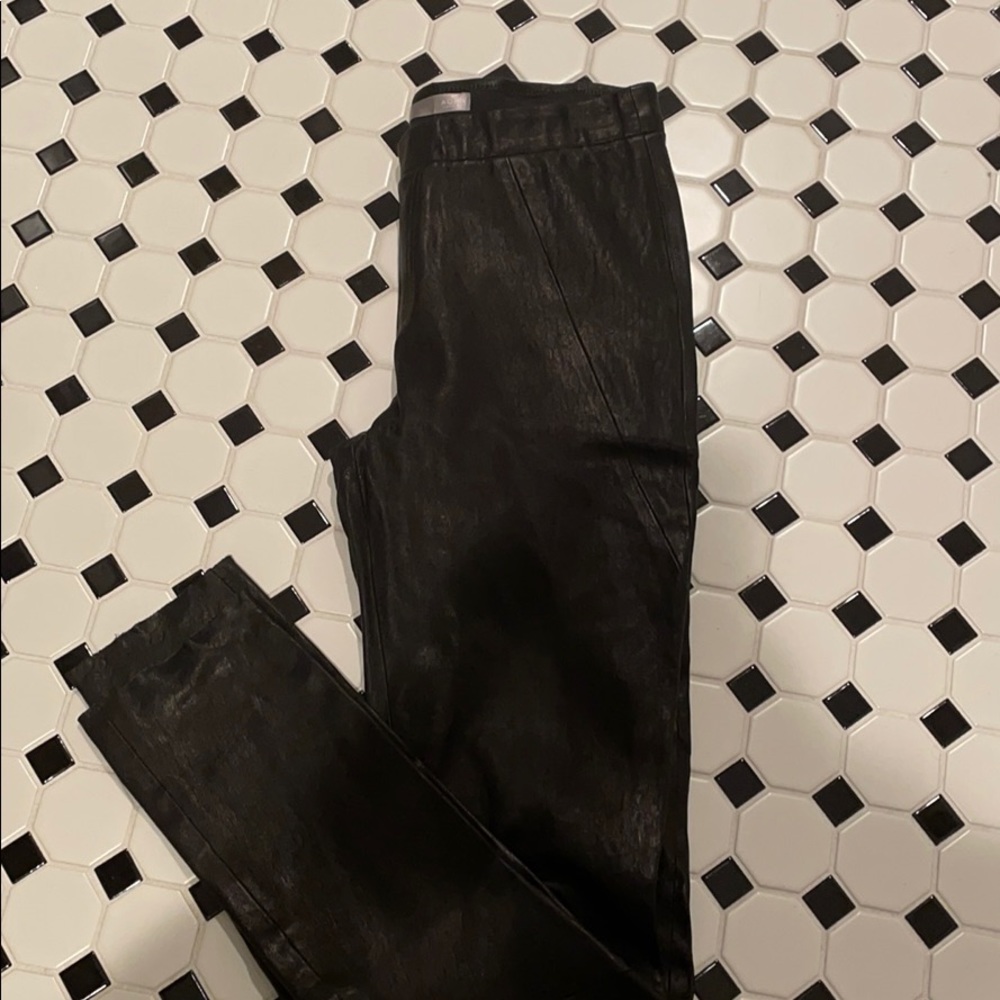 Aqua brand real leather pants- size small